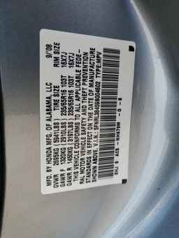 2009 HONDA ODYSSEY