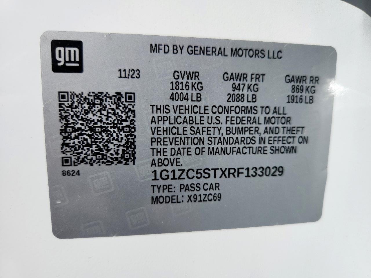 2024 CHEVROLET MALIBU