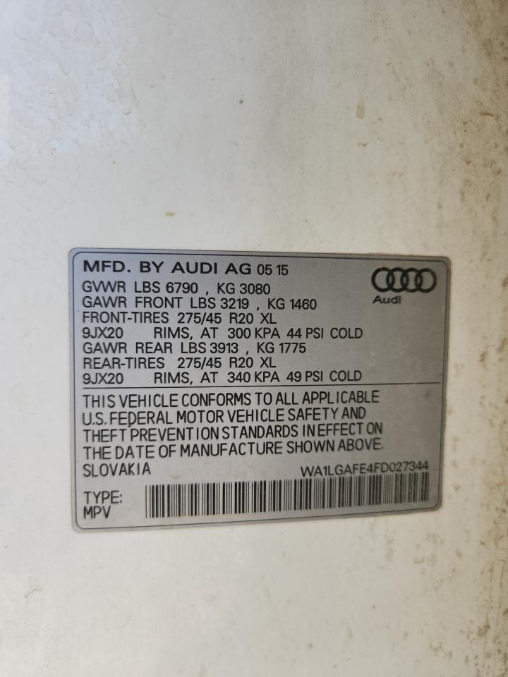 2015 AUDI Q7