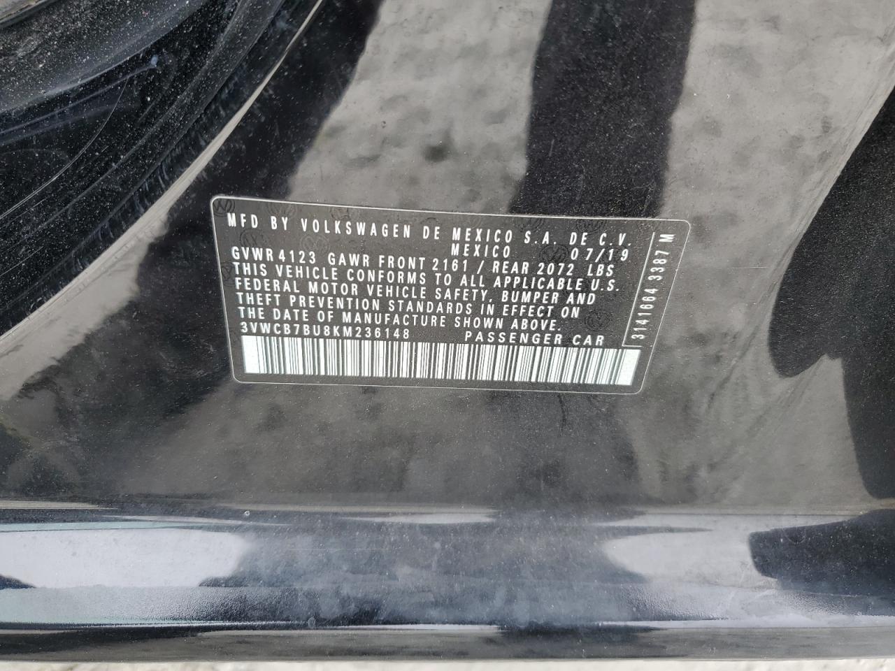 2019 VOLKSWAGEN JETTA