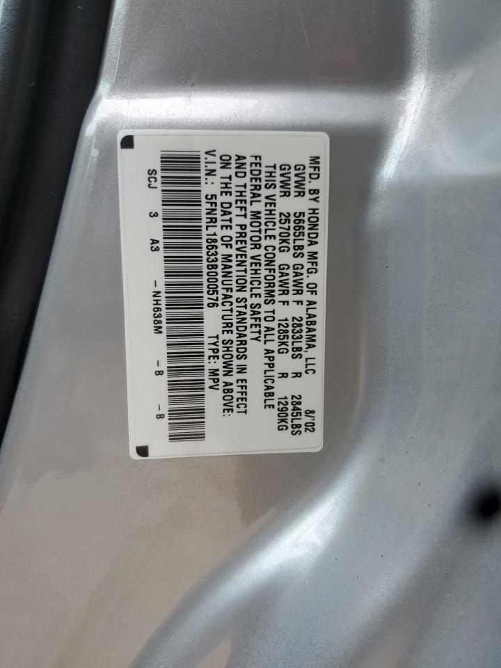 2003 HONDA ODYSSEY