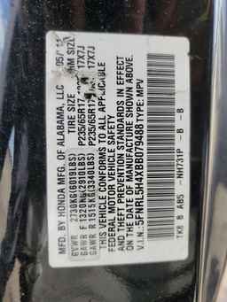 2011 HONDA ODYSSEY