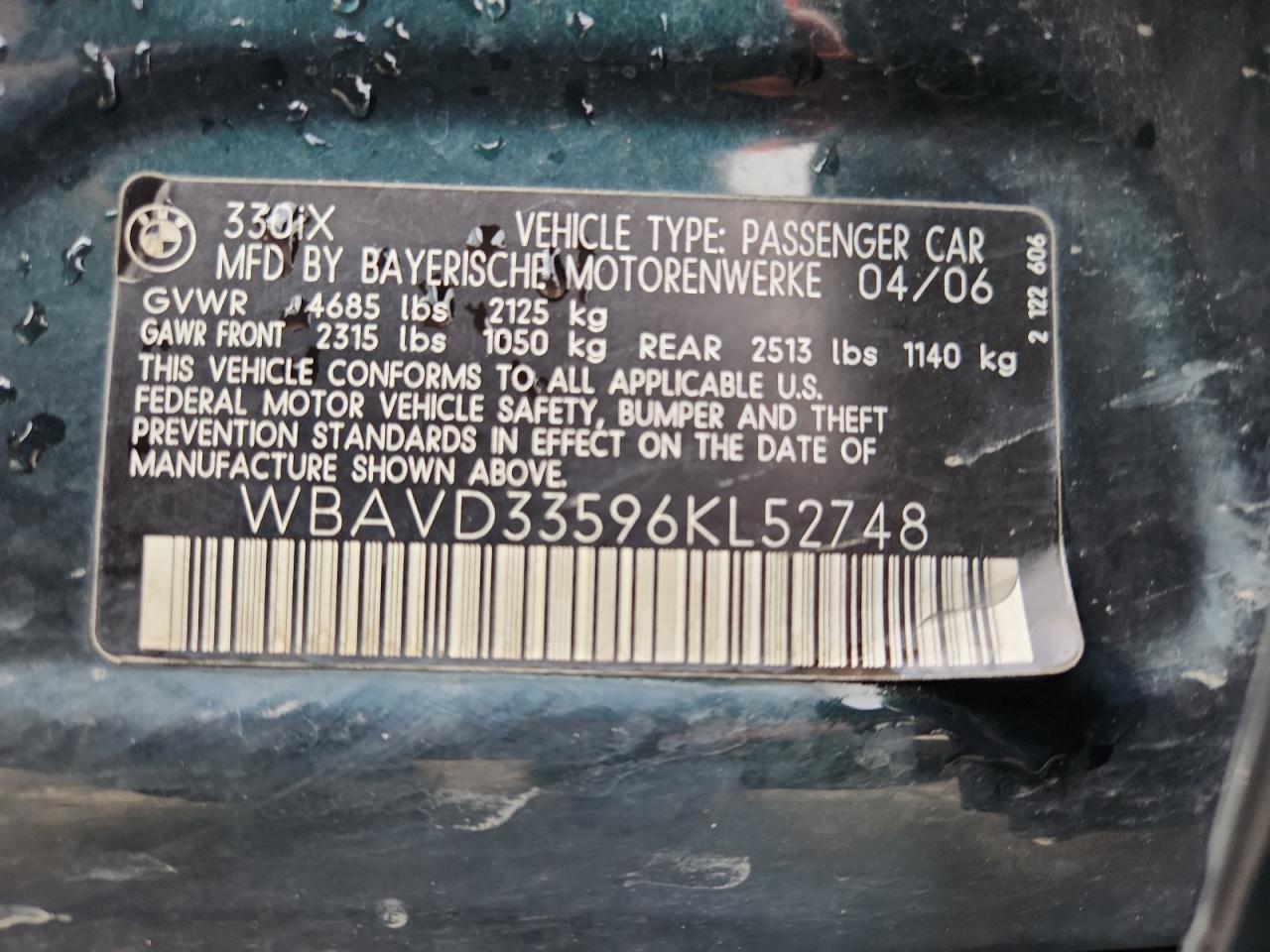 2006 BMW 3 SERIES