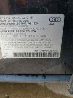 2015 AUDI Q5