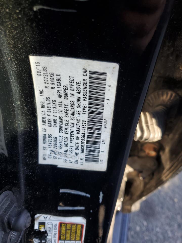 2016 HONDA ACCORD