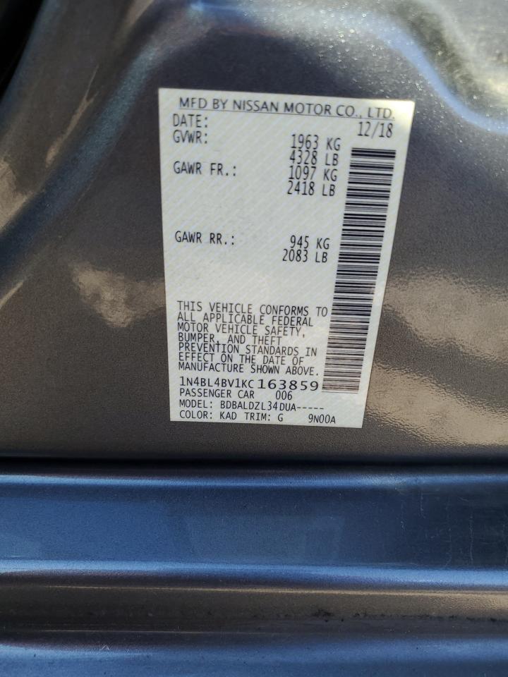 2019 NISSAN ALTIMA