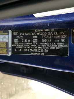 2020 KIA FORTE