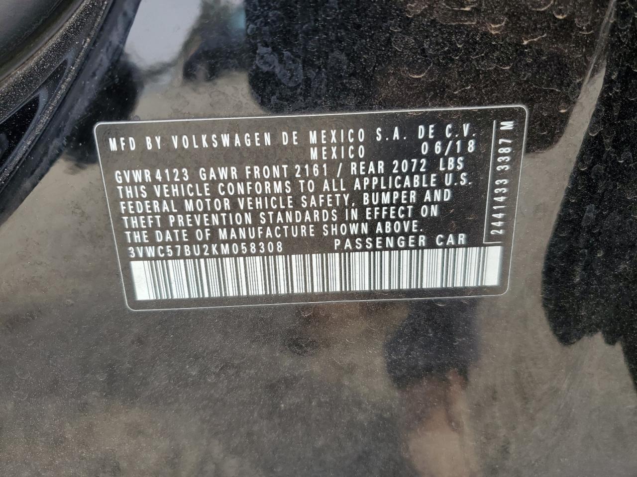 2019 VOLKSWAGEN JETTA