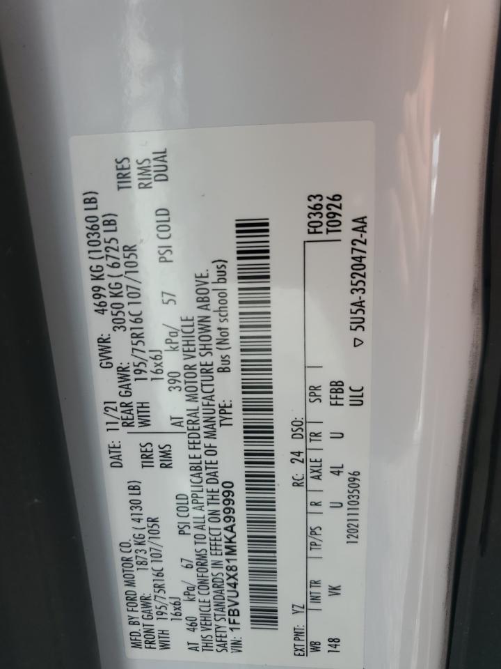 2021 FORD Transit