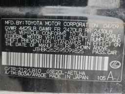 2009 LEXUS Is