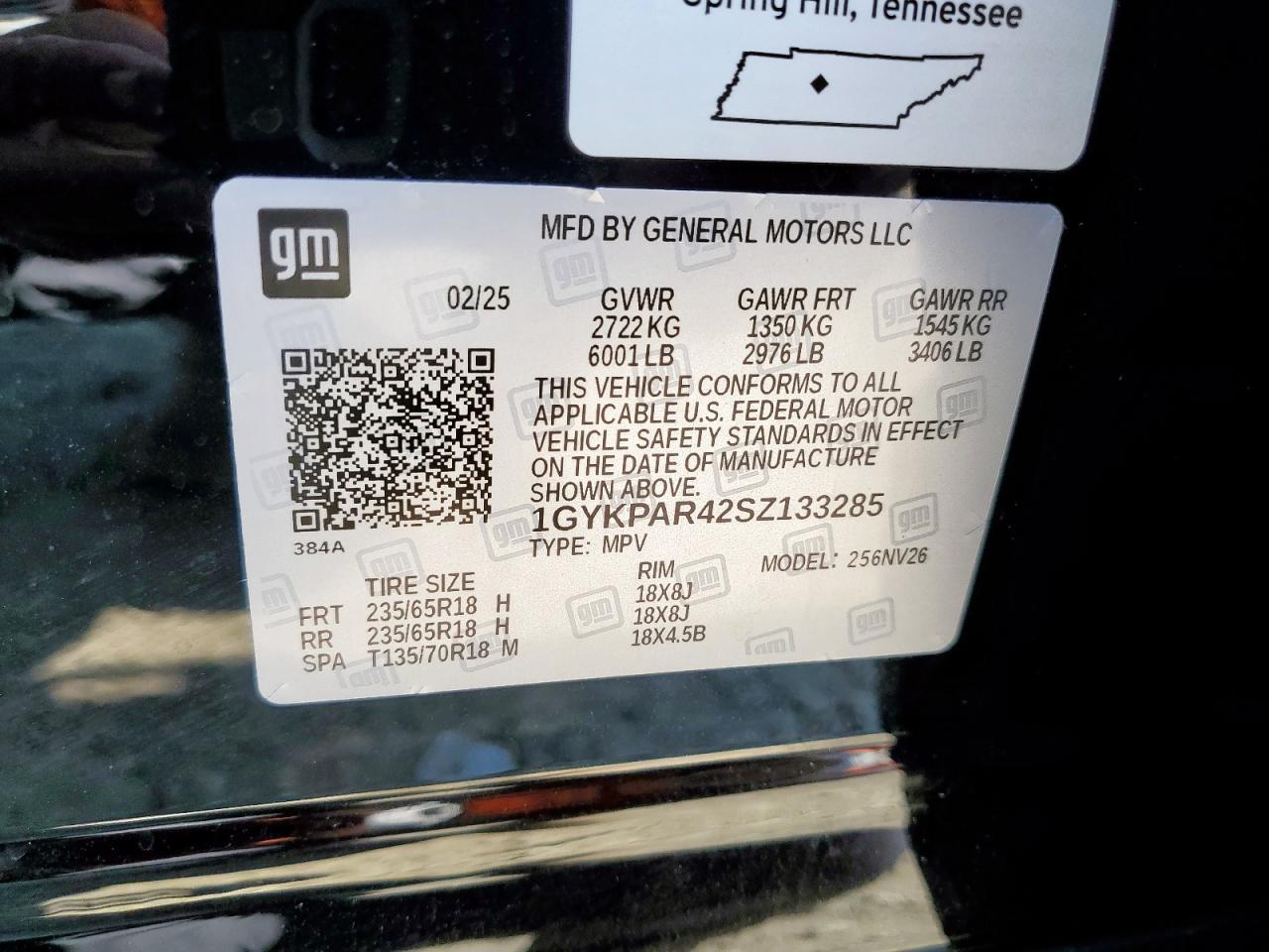 2025 CADILLAC XT6