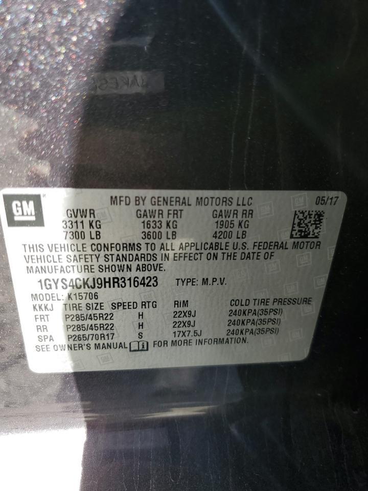 2017 CADILLAC ESCALADE