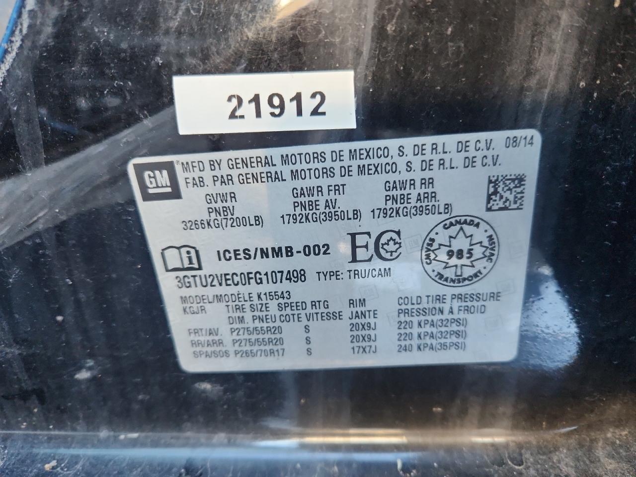 2015 GMC Sierra