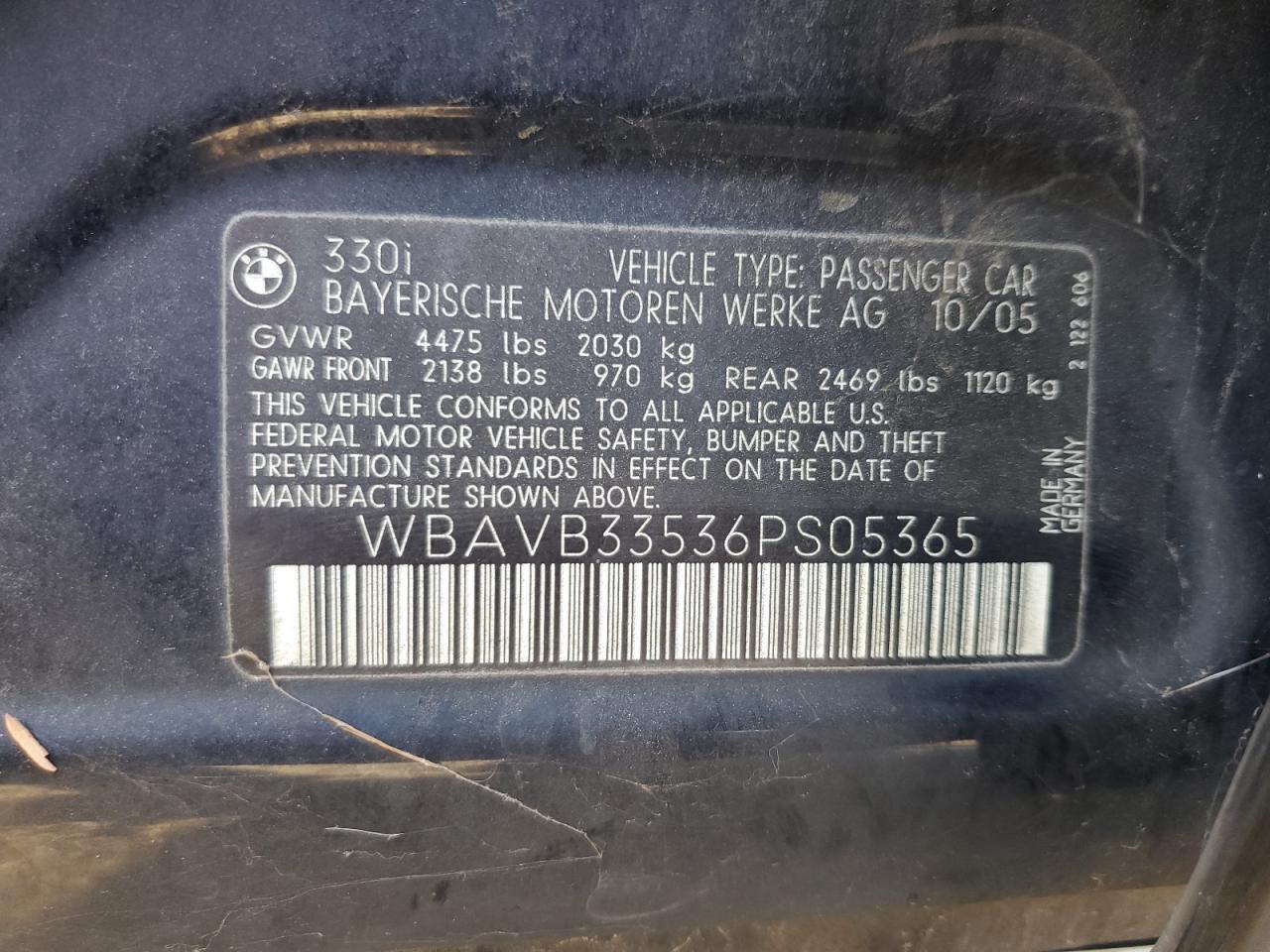 2006 BMW 3 SERIES