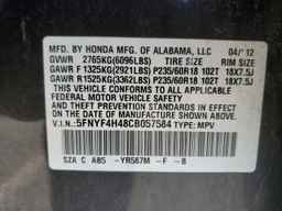 2012 HONDA PILOT