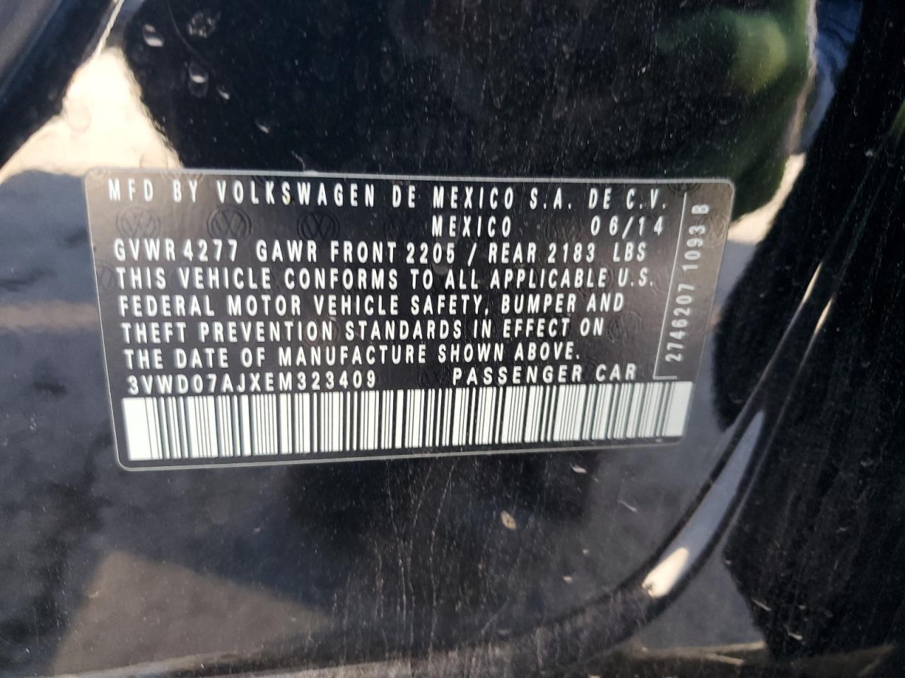 2014 VOLKSWAGEN JETTA