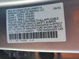2022 HONDA ACCORD