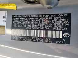 2012 TOYOTA SCION