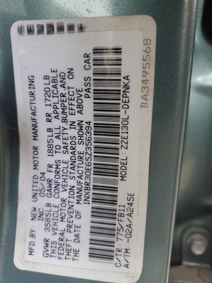 2005 TOYOTA COROLLA