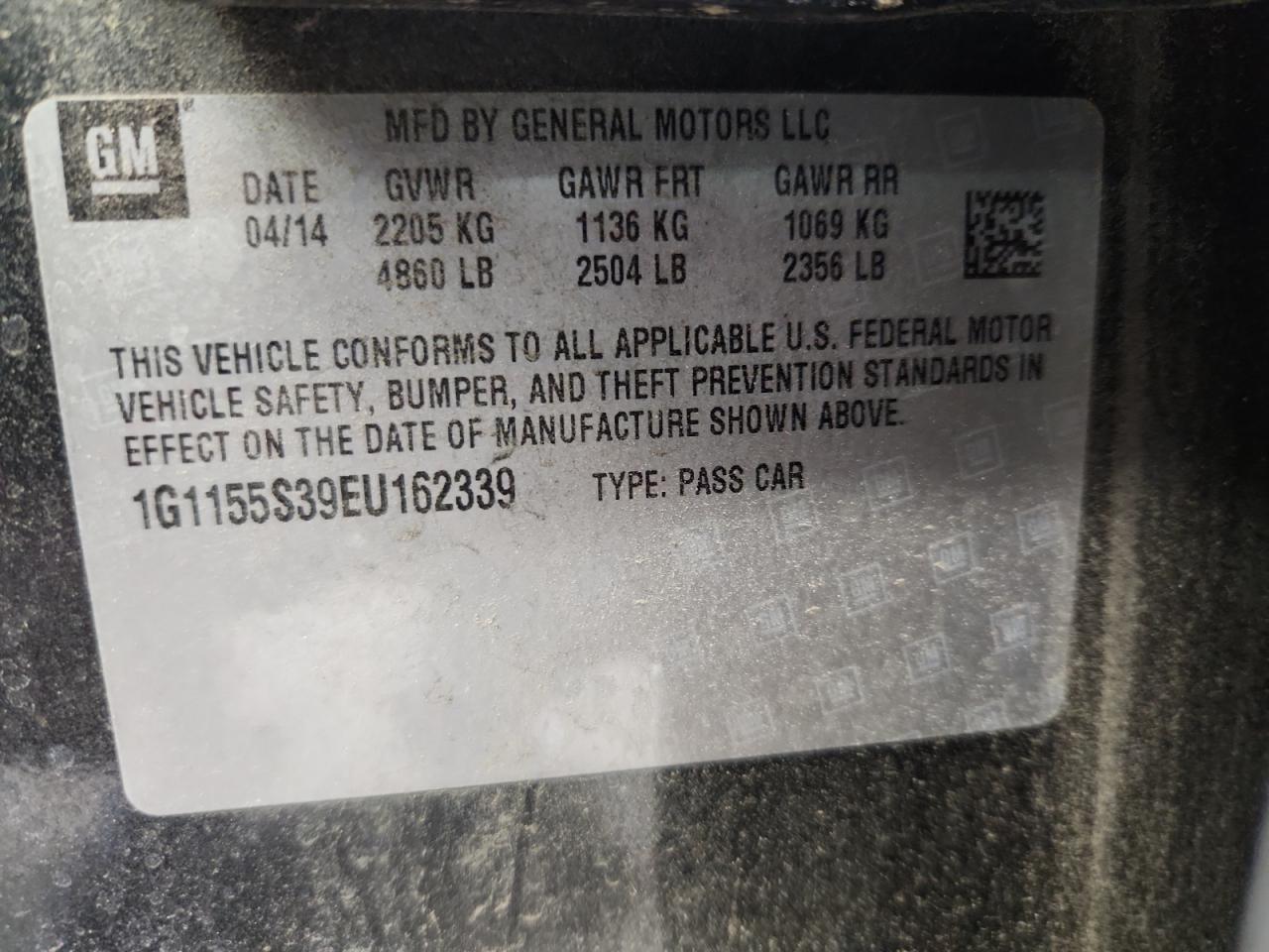 2014 CHEVROLET IMPALA