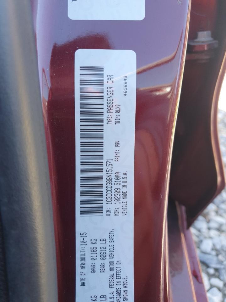 2016 CHRYSLER 200