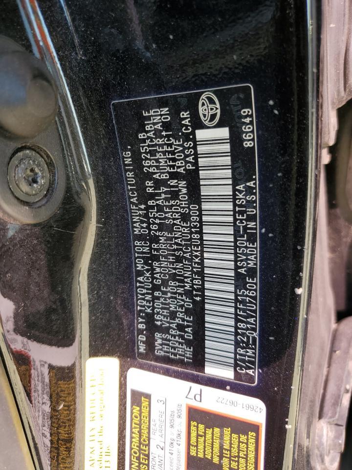 2014 TOYOTA CAMRY