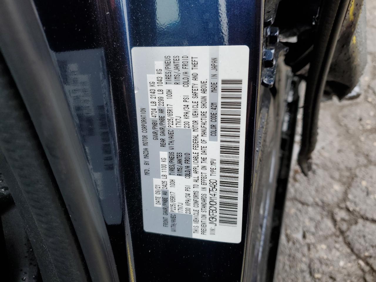 2021 MAZDA CX-5