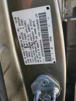 2009 HONDA ACCORD