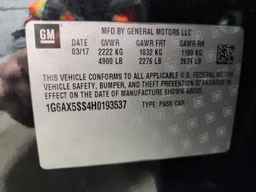 2017 CADILLAC CTS