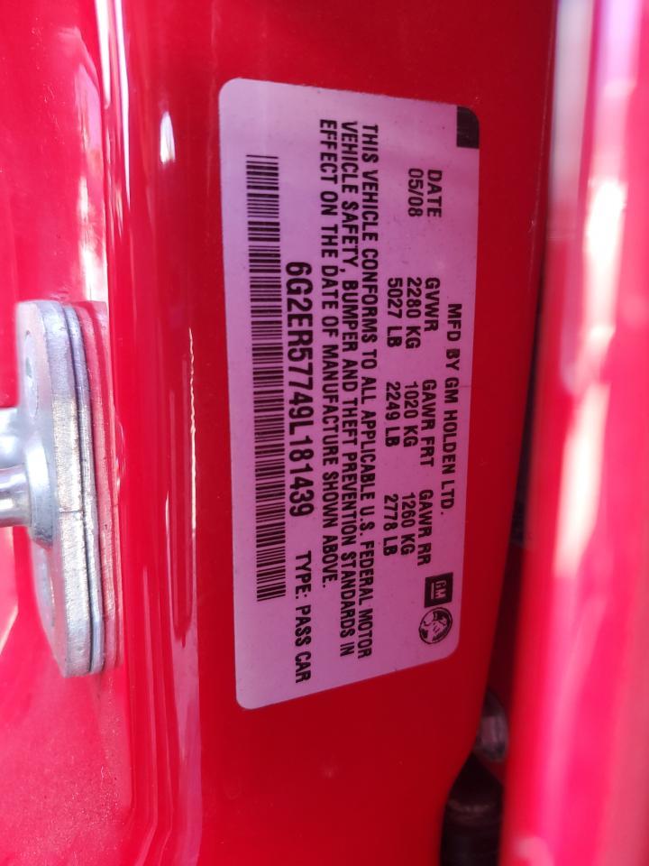 2009 PONTIAC G8