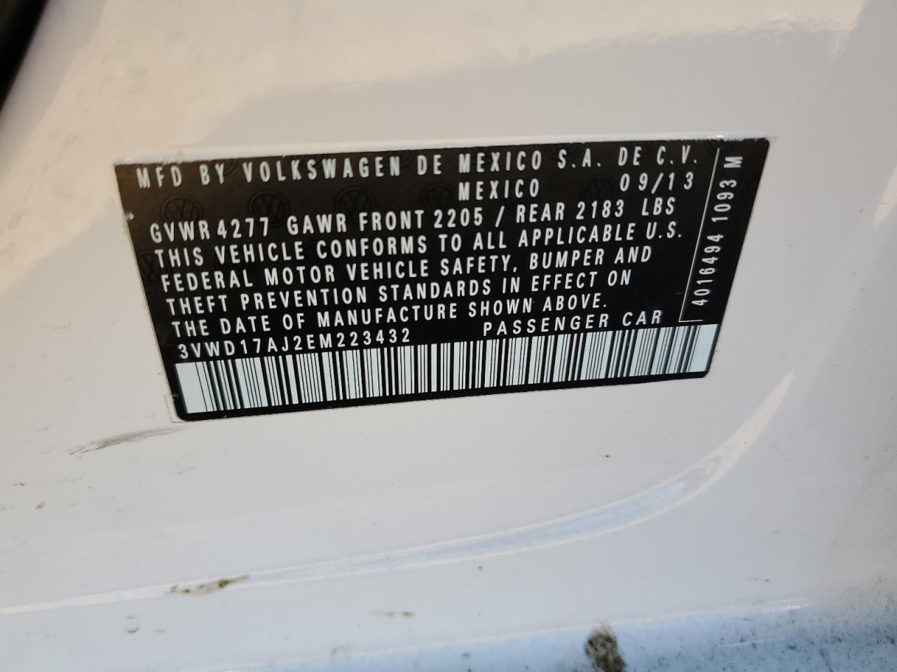2014 VOLKSWAGEN JETTA