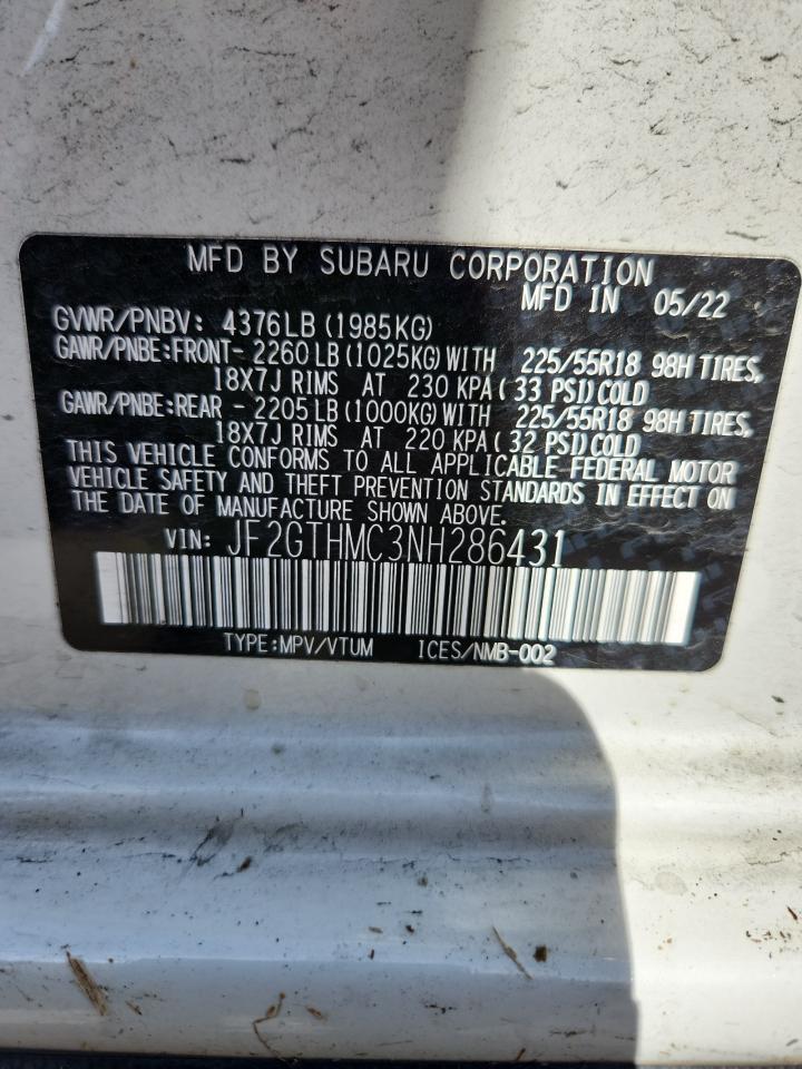 2022 SUBARU Crosstrek