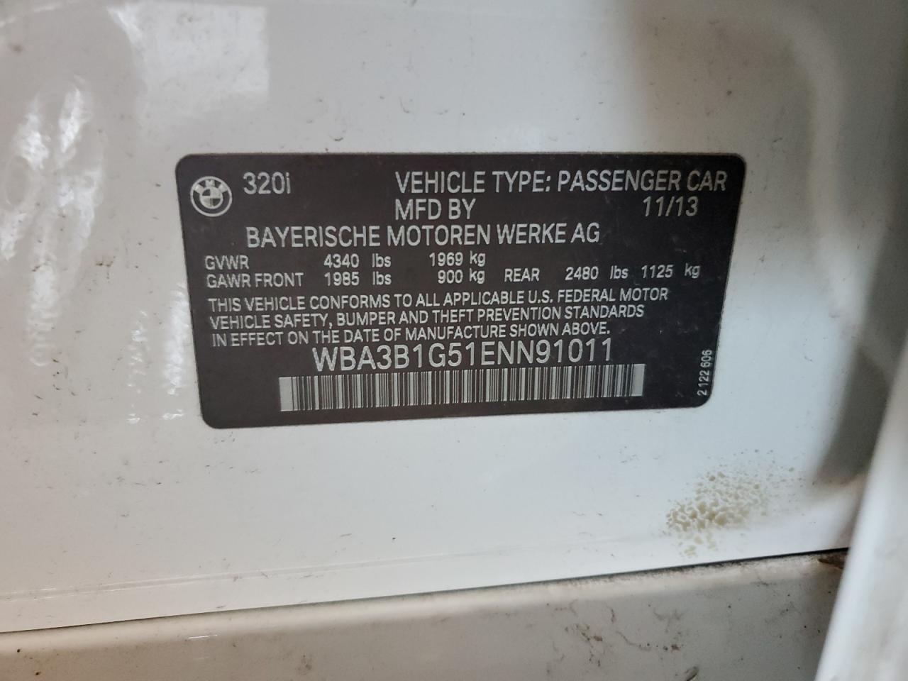 2014 BMW 3 SERIES