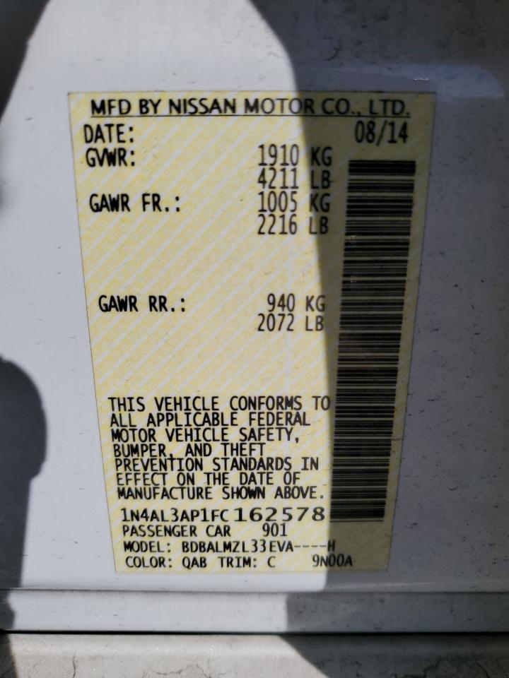 2015 NISSAN ALTIMA