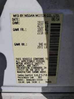 2015 NISSAN ALTIMA