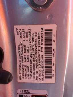 2015 HONDA CIVIC