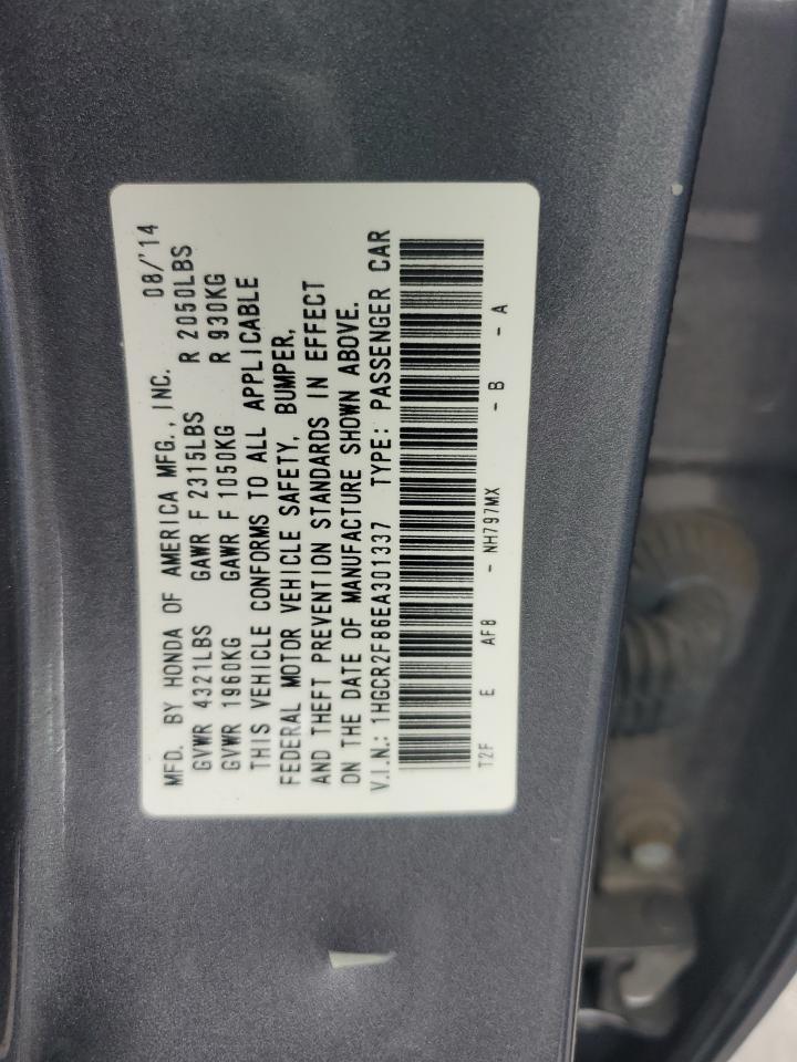 2014 HONDA ACCORD