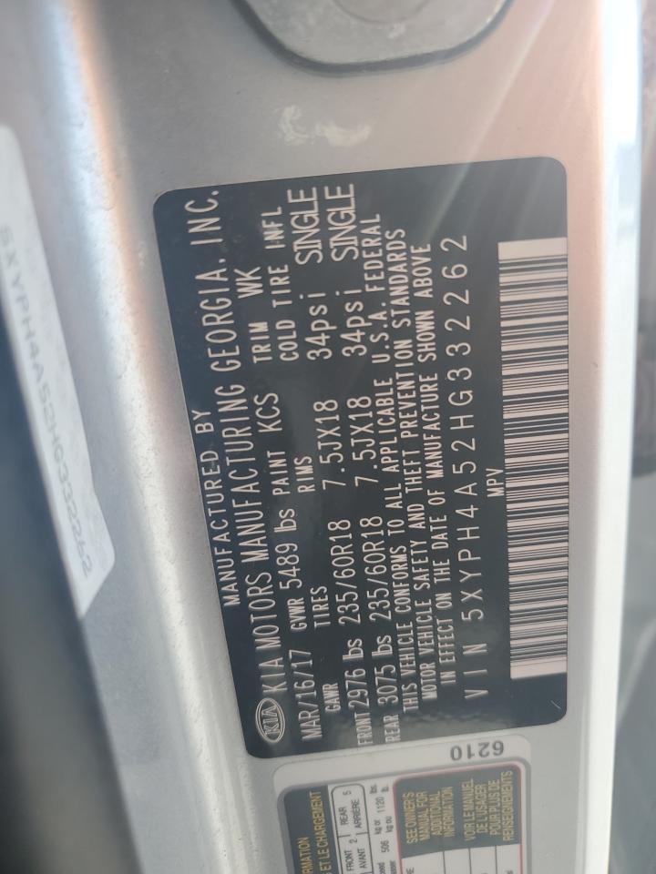 2017 KIA SORENTO