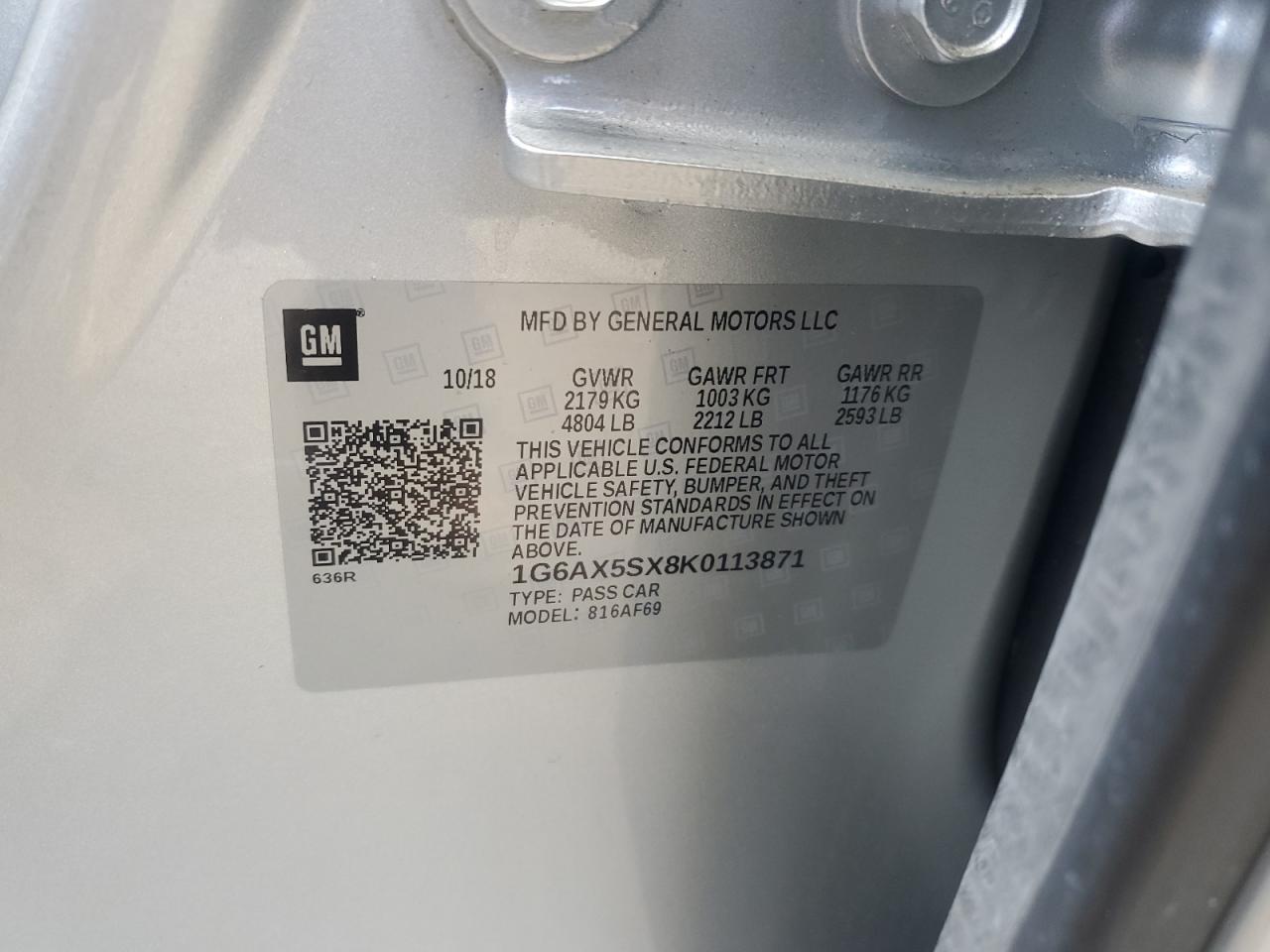 2019 CADILLAC CTS