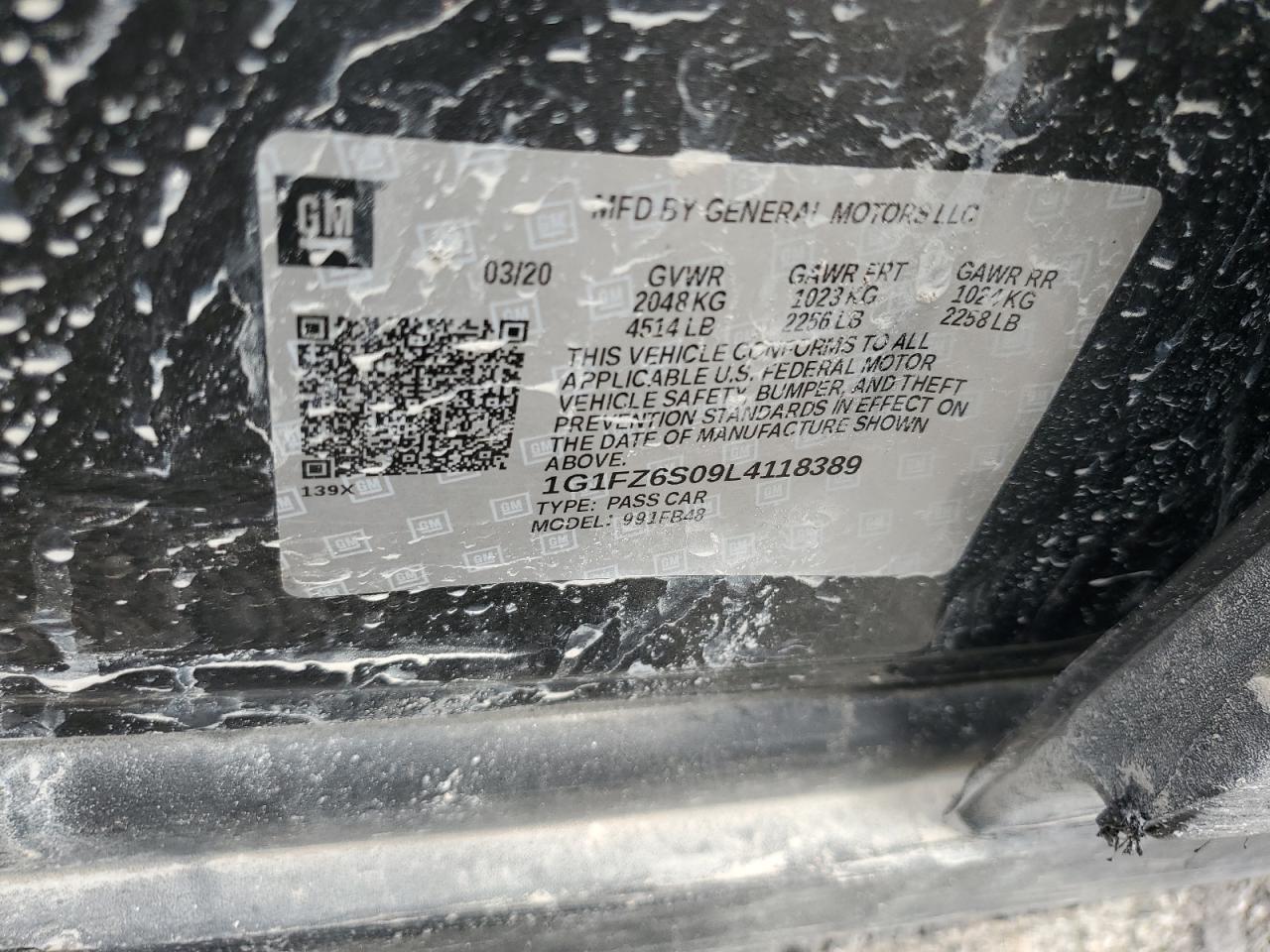2020 CHEVROLET Bolt EV
