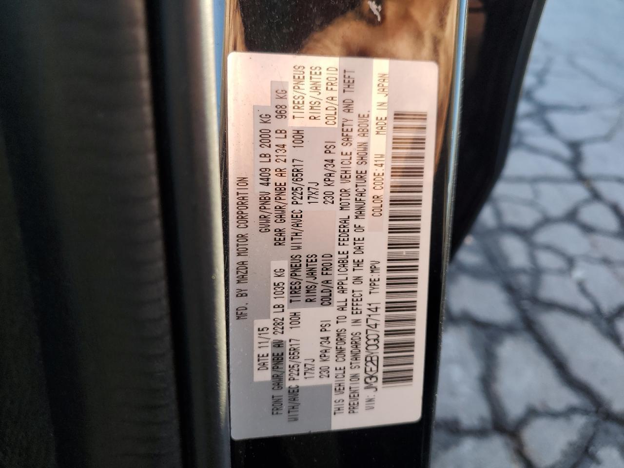 2016 MAZDA CX-5