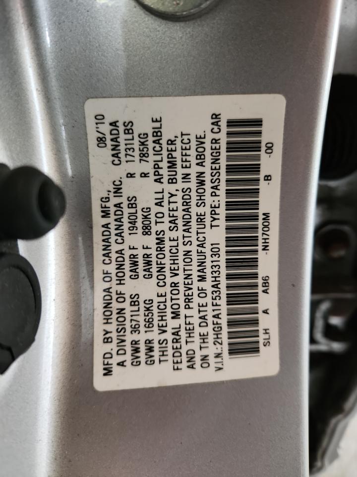 2010 HONDA CIVIC