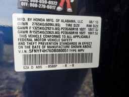 2013 HONDA PILOT