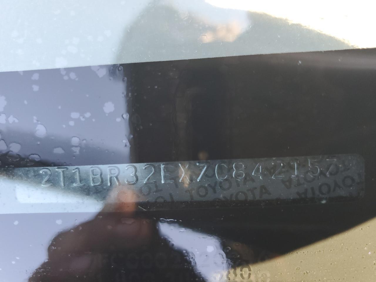 2007 TOYOTA COROLLA
