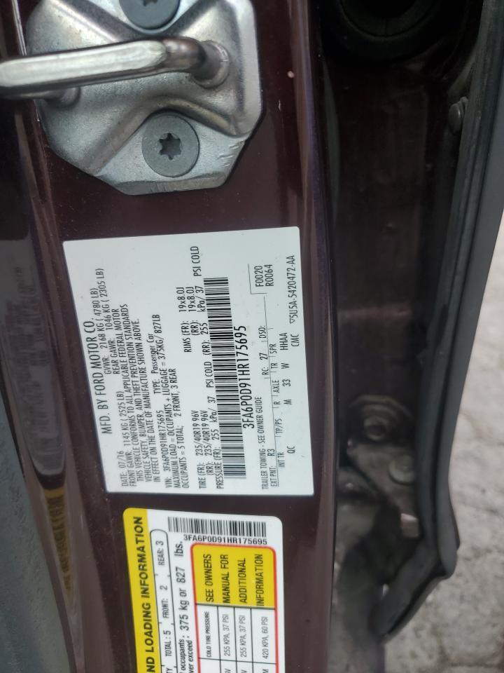 2017 FORD FUSION