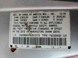 2006 HONDA ACCORD