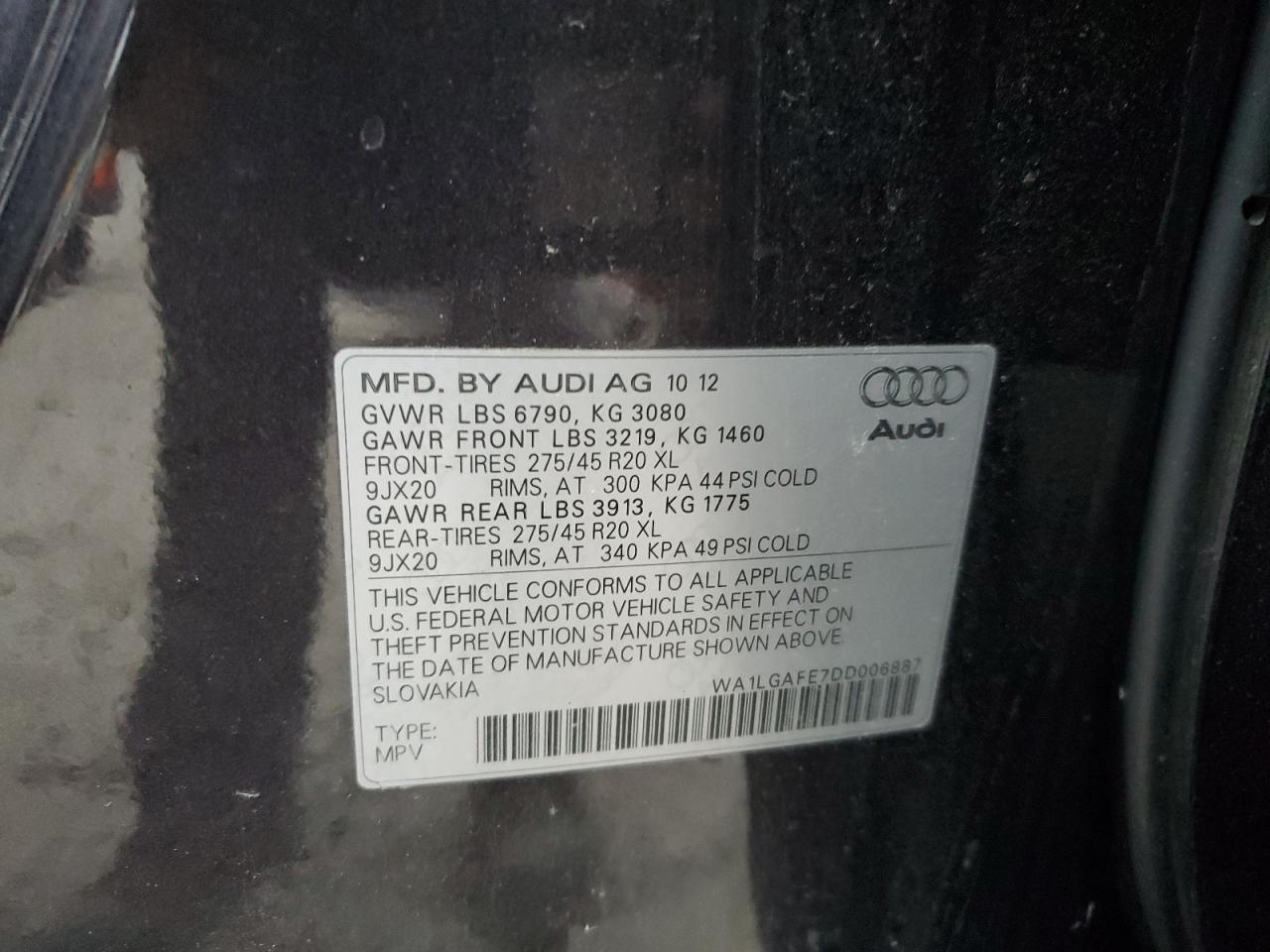 2013 AUDI Q7