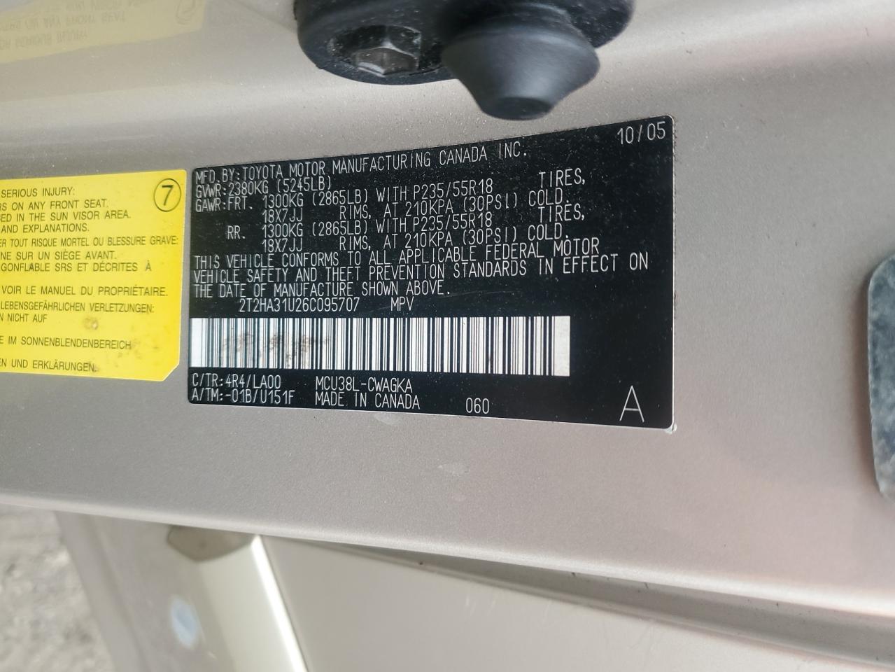2006 LEXUS Rx 330