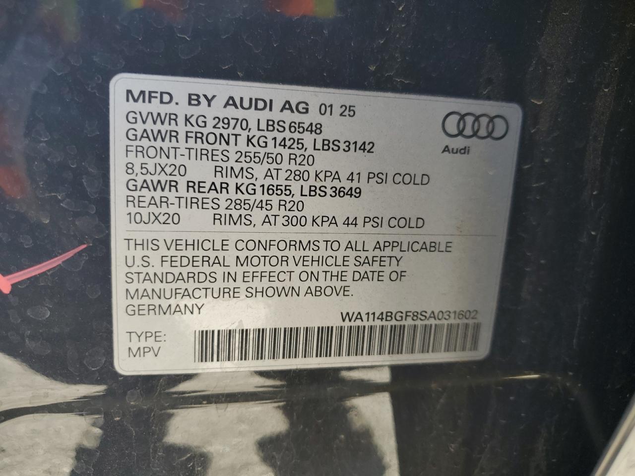 2025 AUDI Q6 e-tron