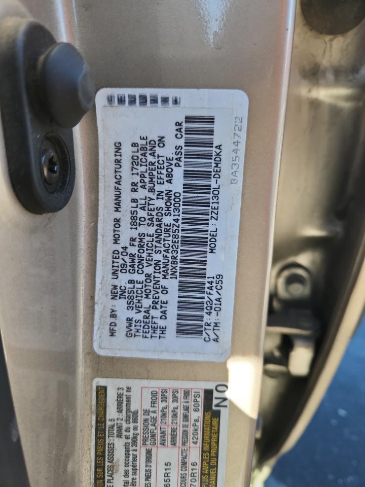 2005 TOYOTA COROLLA